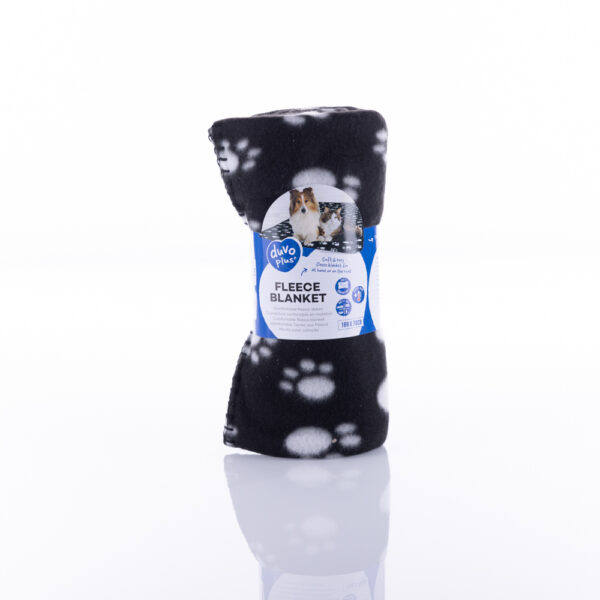 deka duo+ fleece čierna