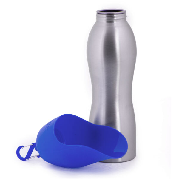 Fľaša na vodu KONG H2O nerez 740 ml modrá